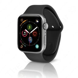 Apple Watch Series 4 (2018) GPS 40 mm - Aluminium Argent - Bracelet sport Noir