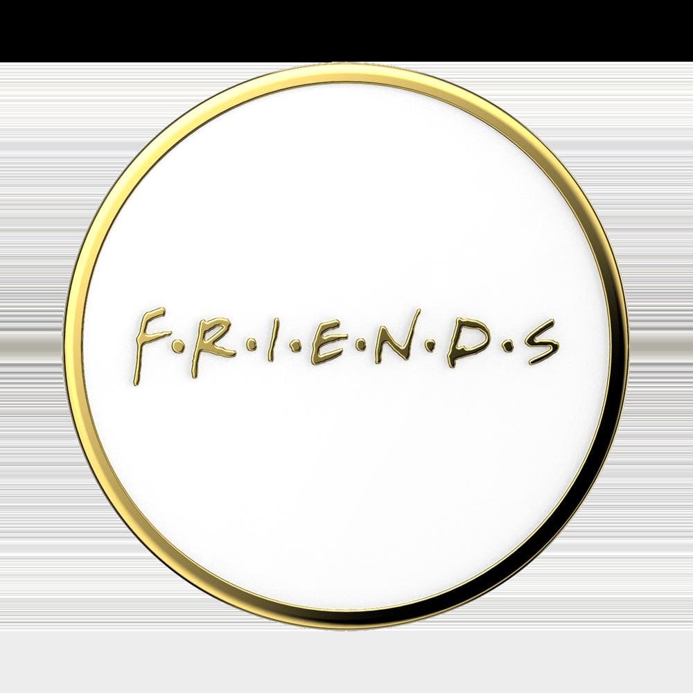 Stabilisateur Support PopGrip Enamel Adhésif Stand et Selfie Friends Noir Popsockets
