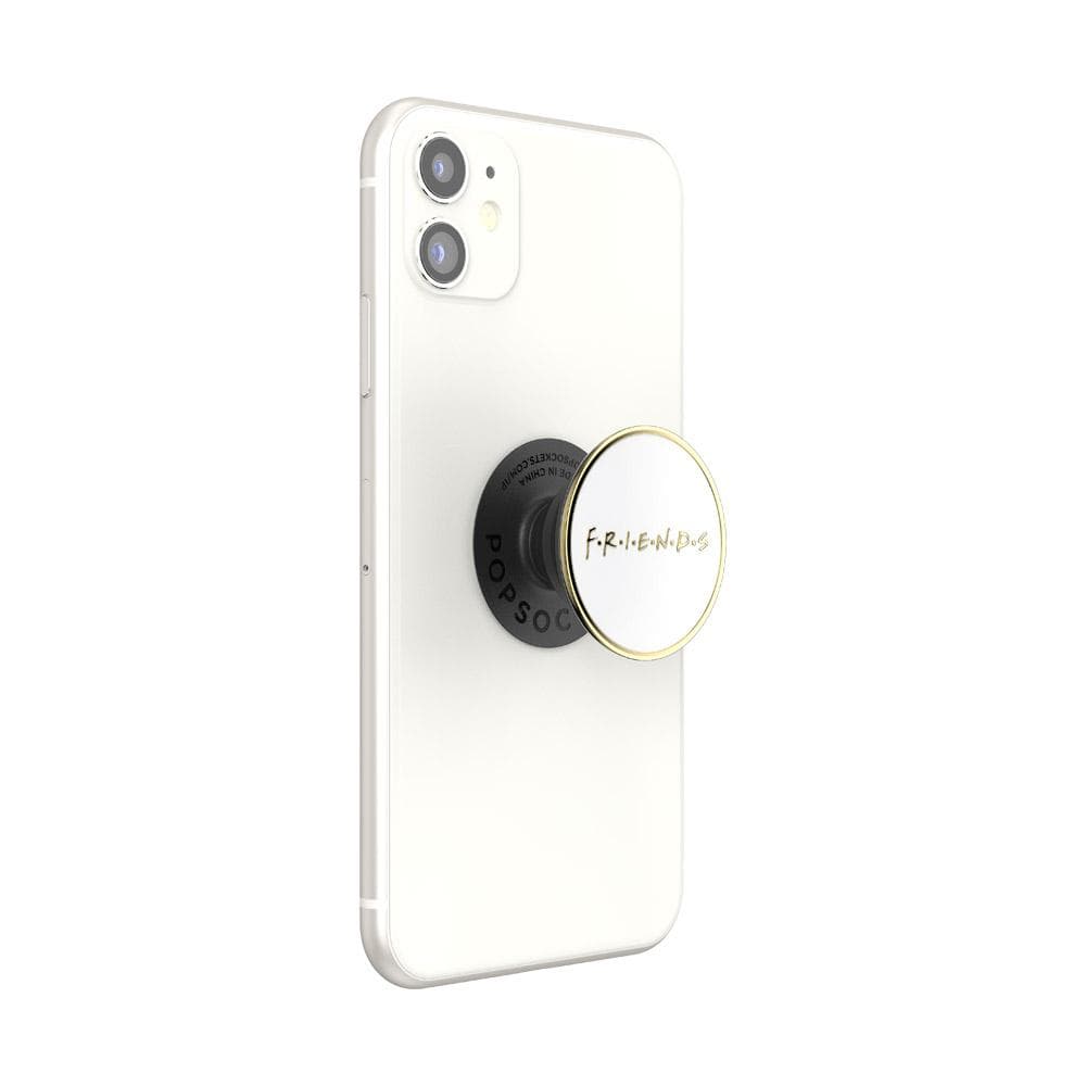 Stabilisateur Support PopGrip Enamel Adhésif Stand et Selfie Friends Noir Popsockets