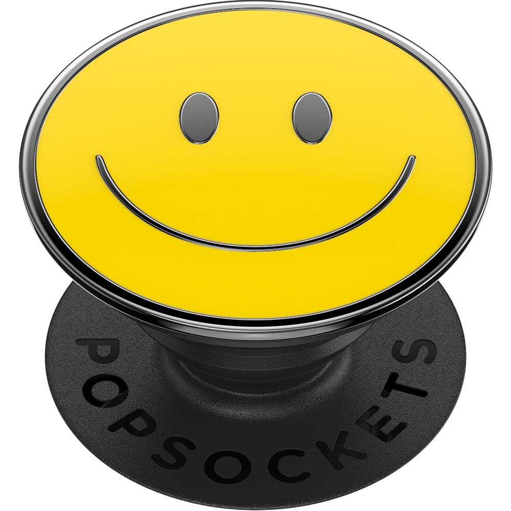 Stabilisateur Support PopGrip Premium Enamel Adhésif Stand et Selfie Be Happy Popsockets