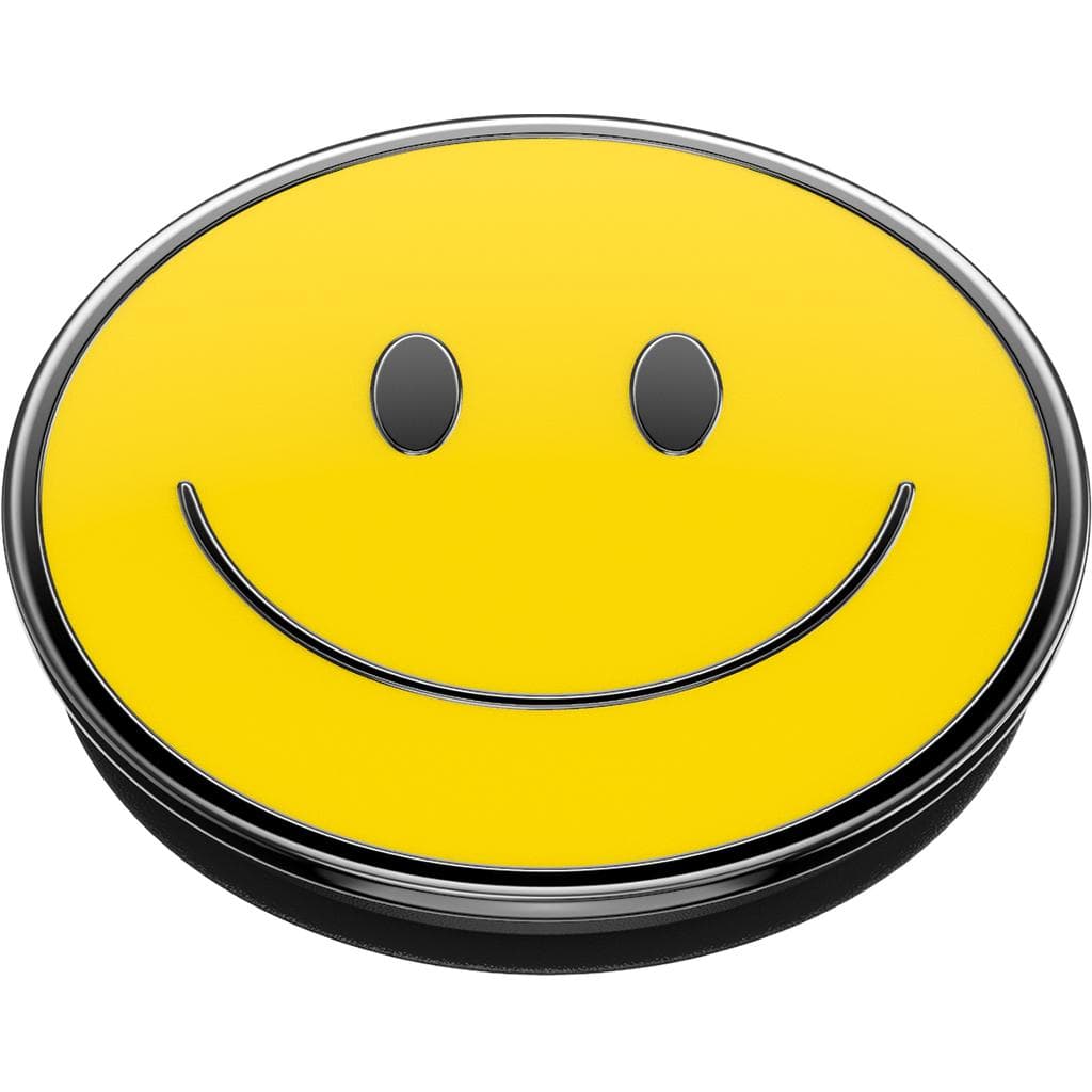 Stabilisateur Support PopGrip Premium Enamel Adhésif Stand et Selfie Be Happy Popsockets