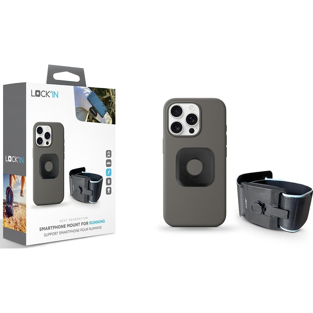 Stabilisateur Support téléphone pour running Noir Lock'in