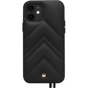 Coque iPhone 12 Mini - Cuir - Noir