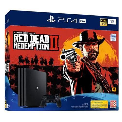 PlayStation 4 Pro 1000GB - Noir + Red Dead Redemption II