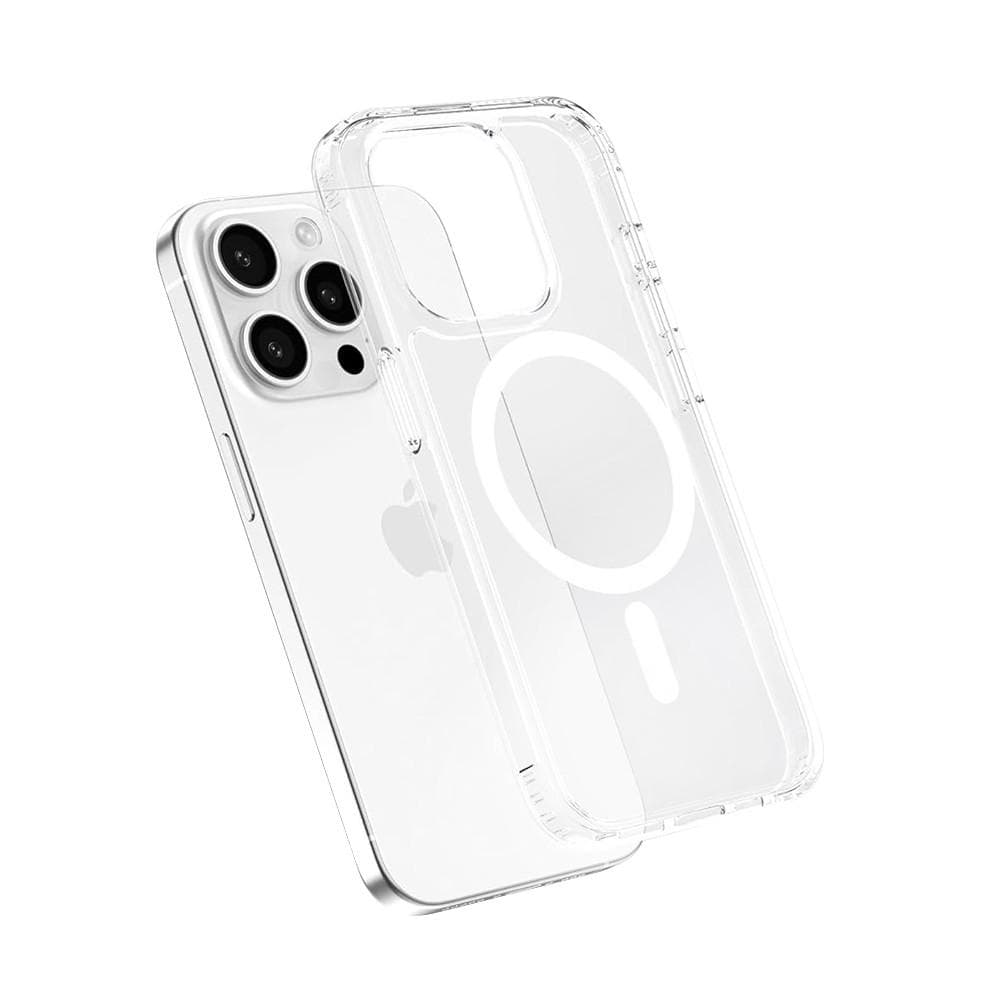 Coque iPhone 15 Pro Max et 2 écrans de protection - TPU - Transparent