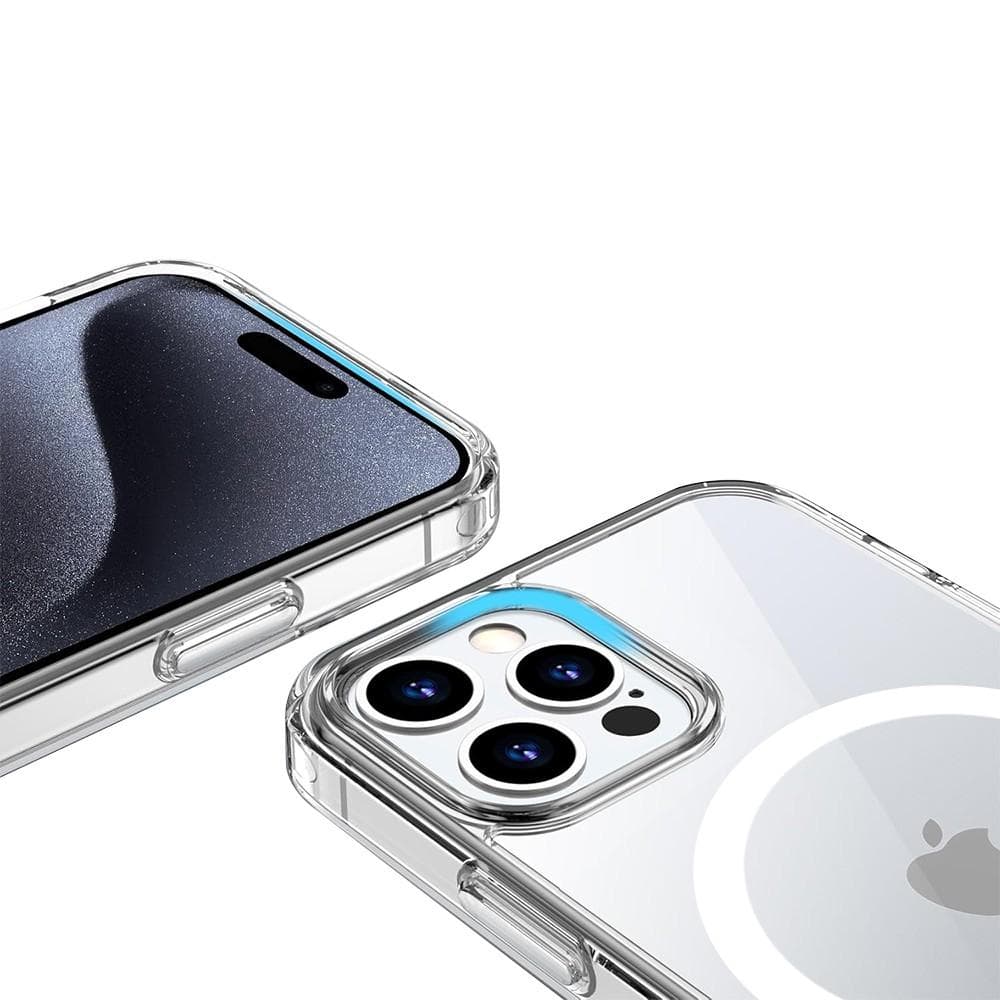 Coque iPhone 15 Pro Max et 2 écrans de protection - TPU - Transparent