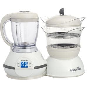 Robot cuiseur Babymoov Nutribaby Crème A00115 L -Blanc