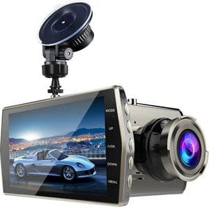 Caméras embarquées Dashcam Full HD 1080p 4 Pouces Caméra Voiture Grand Angle 170 Degrés YONIS