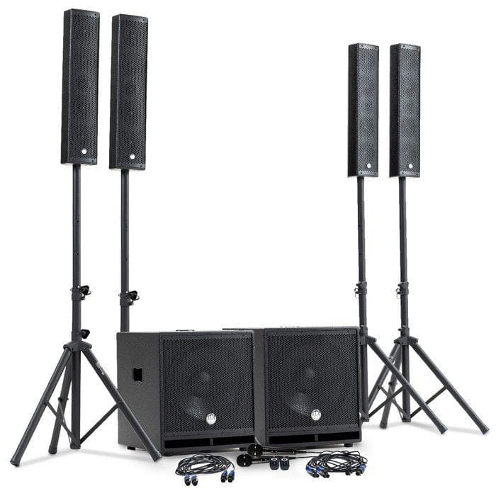 Enceintes sono Bm Sonic Pack Sono DJ Complet 2400W