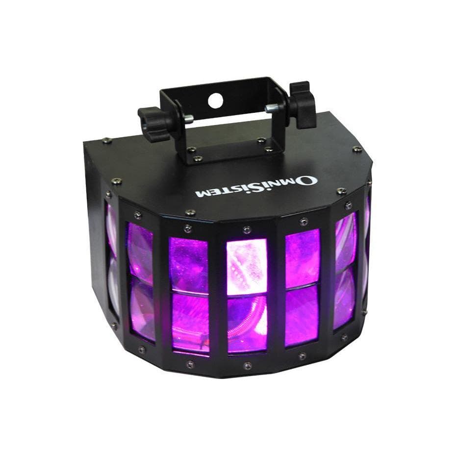 Éclairage MINI DERBY Kolor Lytor EFFET LIGHT 4 LED RVBW + Roundmagic effet OVNI