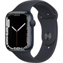 Apple Watch (Series 7) 2021 GPS + Cellular 41 mm - Aluminium Minuit - Bracelet sport Midnight