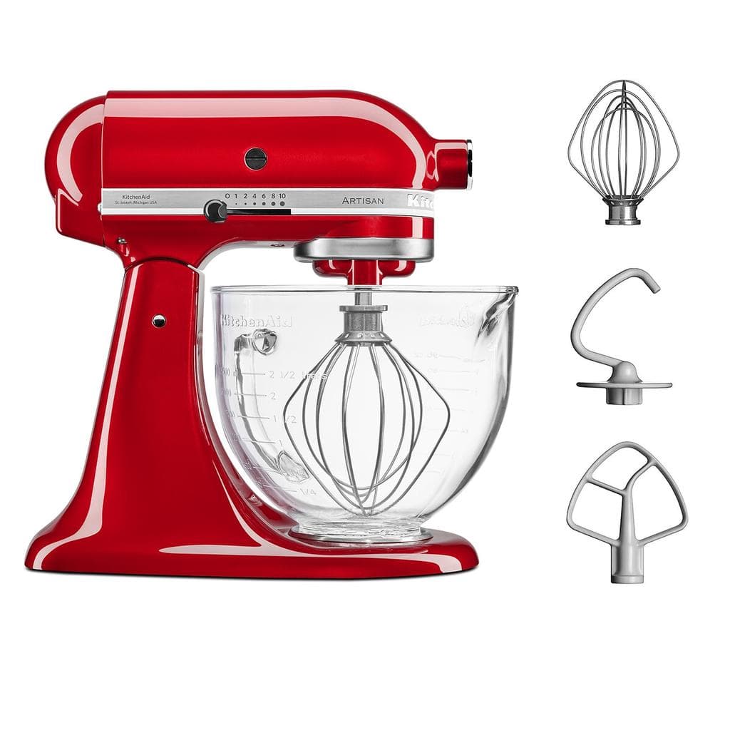Robot patissier Kitchenaid 5KSM156ECA 4,8000L Rouge