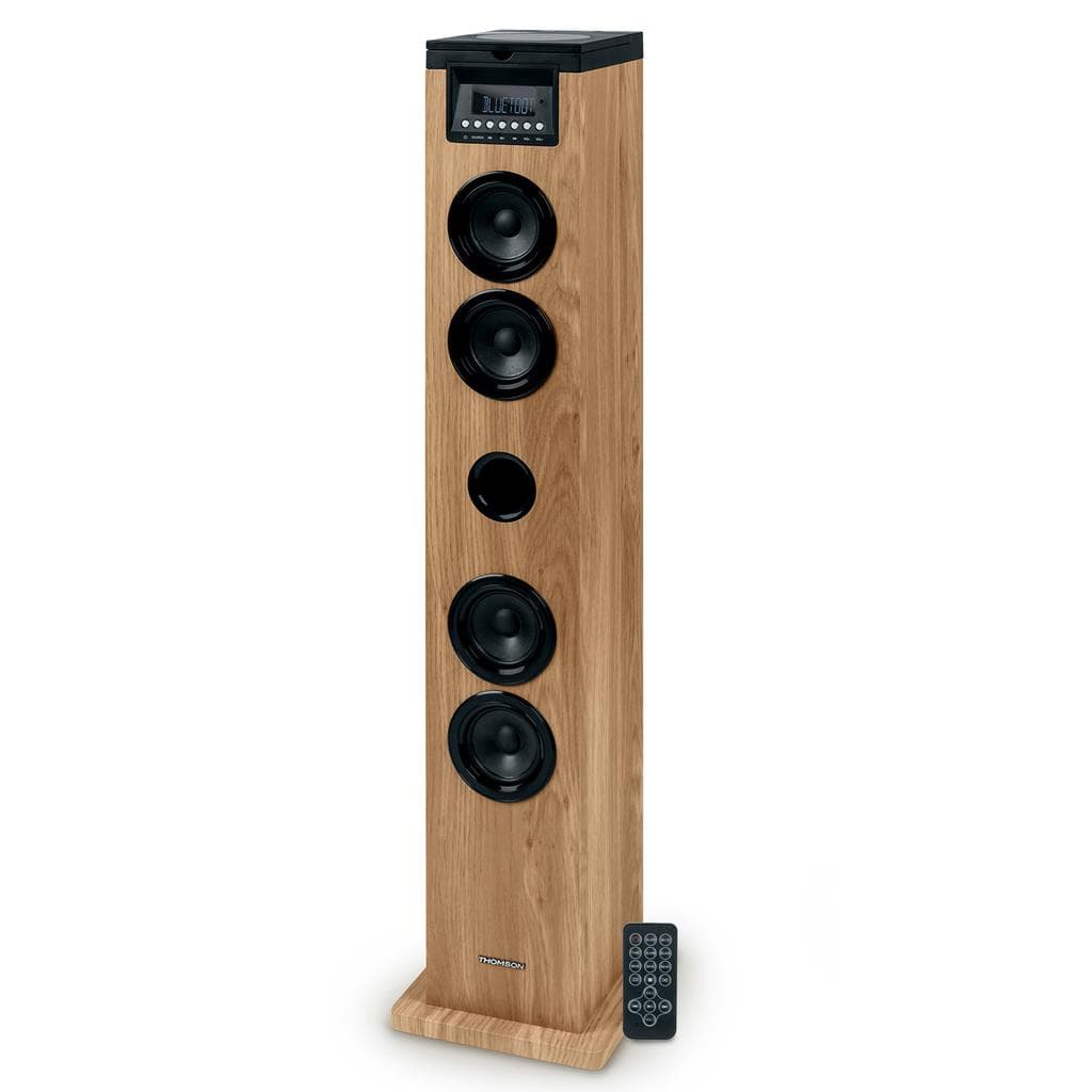 Enceinte Bluetooth Thomson DS122CD - Brun/Noir