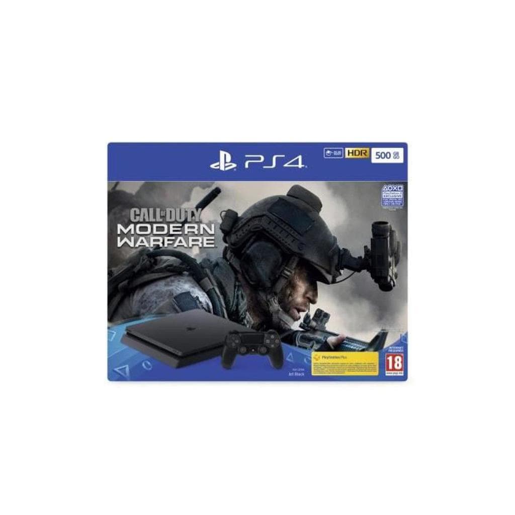 PlayStation 4 Slim 500GB - Noir + Call of Duty: Modern Warfare