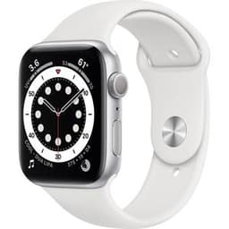 Apple Watch (Series 6) 2020 GPS 40 mm - Aluminium Gris - Bracelet sport Blanc