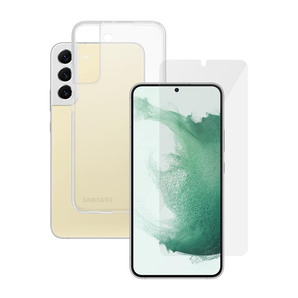 Galaxy S22+ 5G et écran de protection - TPU - Transparent