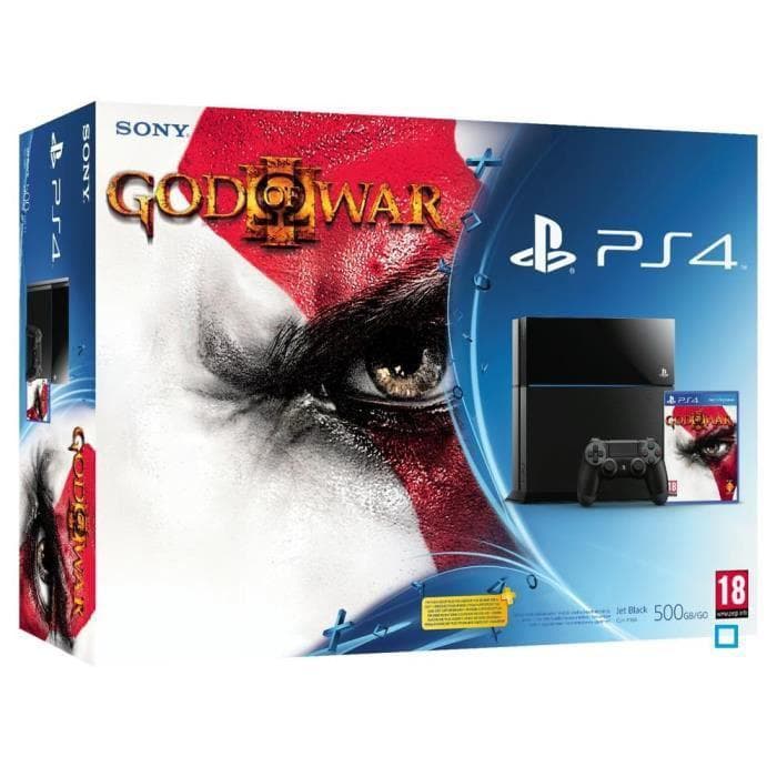 PlayStation 4 500GB - Noir + God of War III Remastered