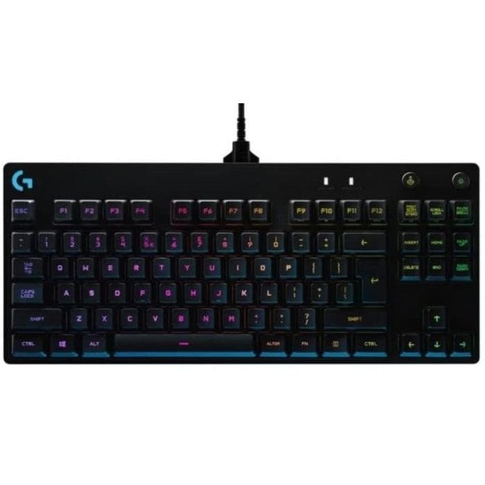 Clavier Logitech QWERTY rétroéclairé G PRO X TKL GX Red Linear