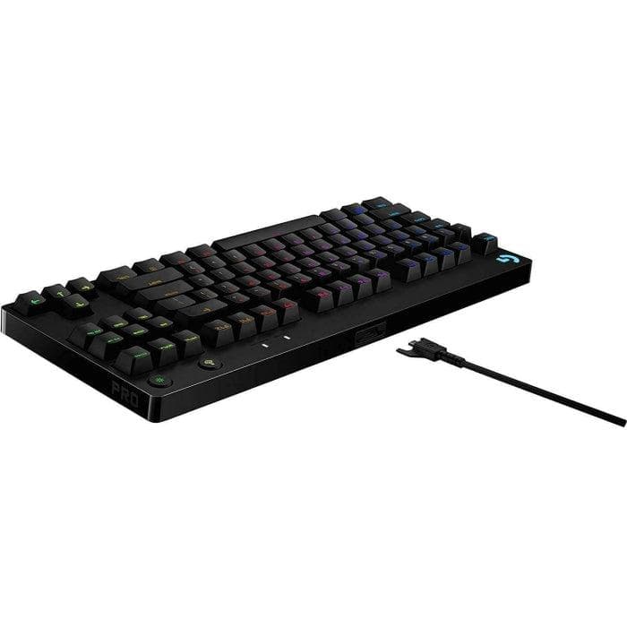 Clavier Logitech QWERTY rétroéclairé G PRO X TKL GX Red Linear