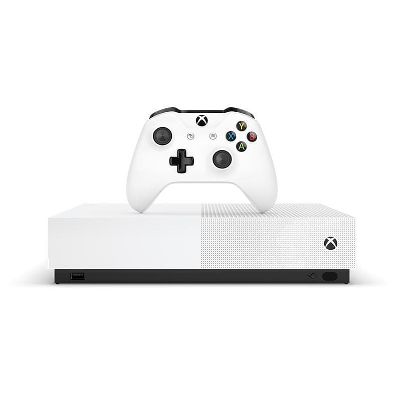 Xbox One S 1000Go - Blanc - Edition limitée All Digital + Sea of Thieves + Fortnite + Minecraft