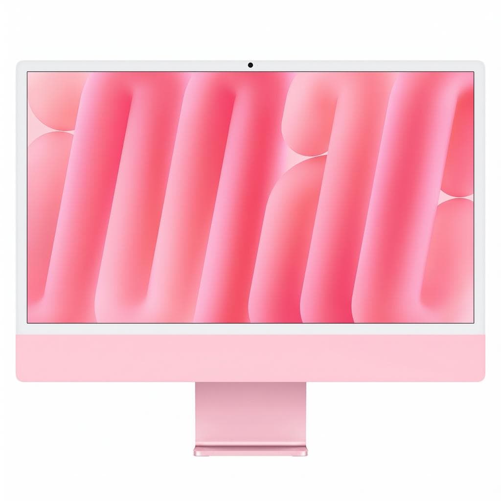 iMac 24" (2024) Apple M4 avec CPU 8 cœurs GPU 8 cœurs - 256 Go SSD - 16 GB QWERTY - Anglais Verre standard