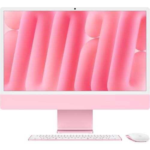 iMac 24" (2024) Apple M4 avec CPU 8 cœurs GPU 8 cœurs - 256 Go SSD - 16 GB QWERTY - Anglais Verre standard