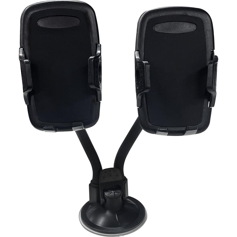 Stabilisateur Bigben Connected Support Voiture Pare-brise 2 en 1 Maintien clip ajustable Noir Bigben