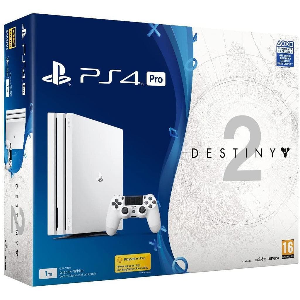 PlayStation 4 Pro 1000GB - Blanc + Destiny 2: The Taken King