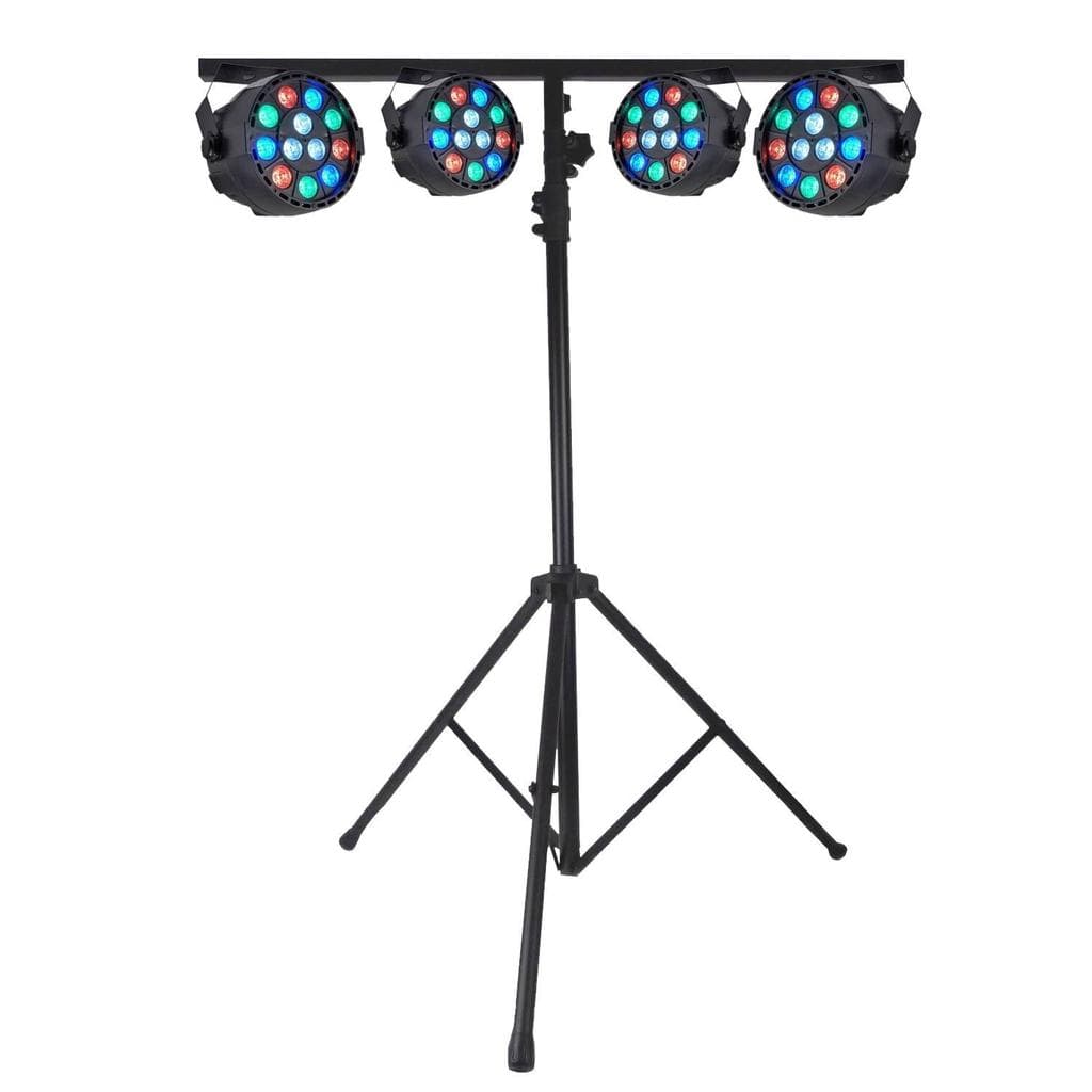 Projecteur Ibiza Light PROJECTEURS IBIZA A LED Pack Light 4 PAR MINI RGBW + Portique