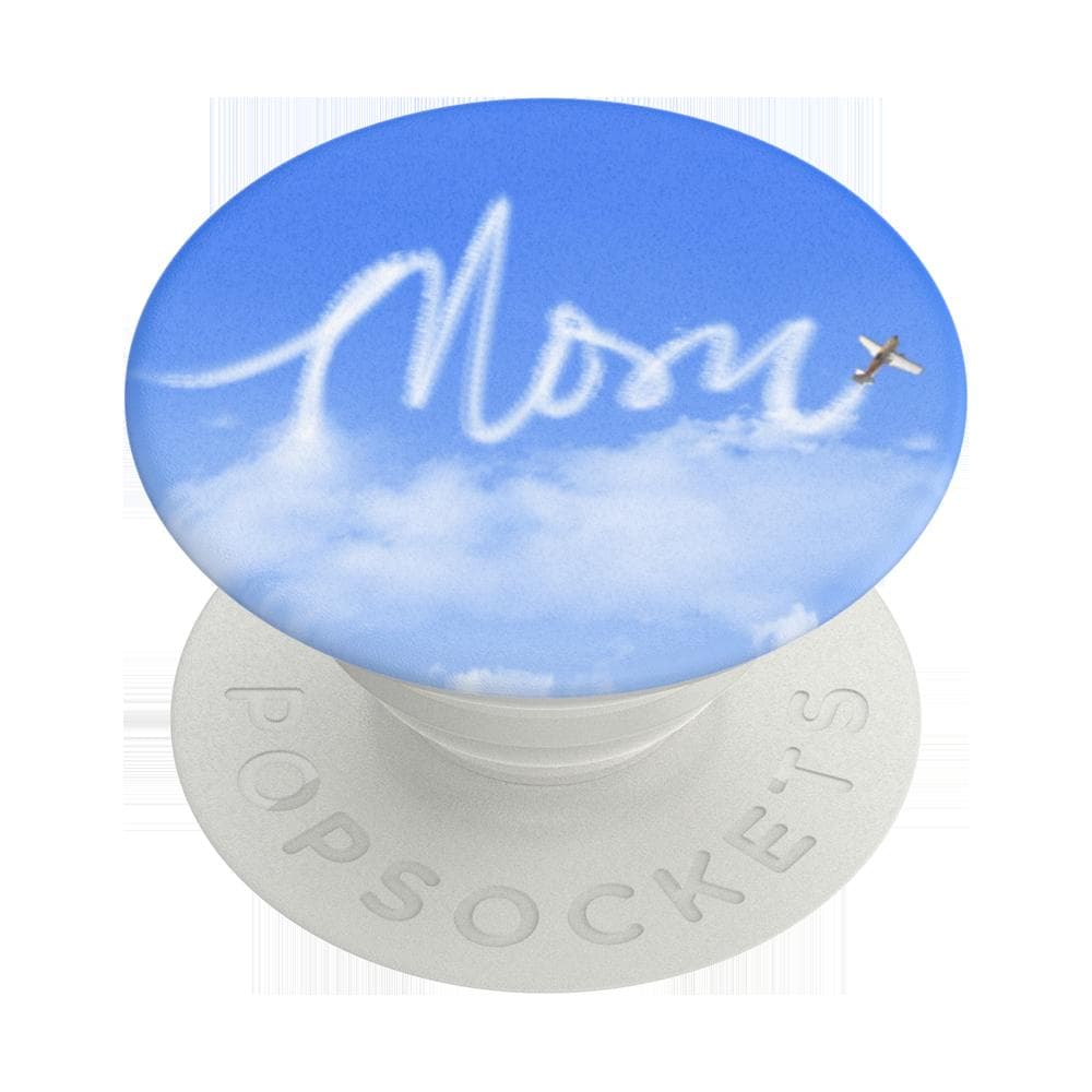 Stabilisateur Support PopGrip Adhésif Stand et Selfie Cloud Mom Blanc Popsockets
