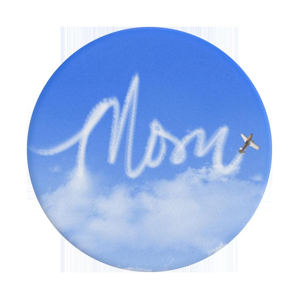 Stabilisateur Support PopGrip Adhésif Stand et Selfie Cloud Mom Blanc Popsockets