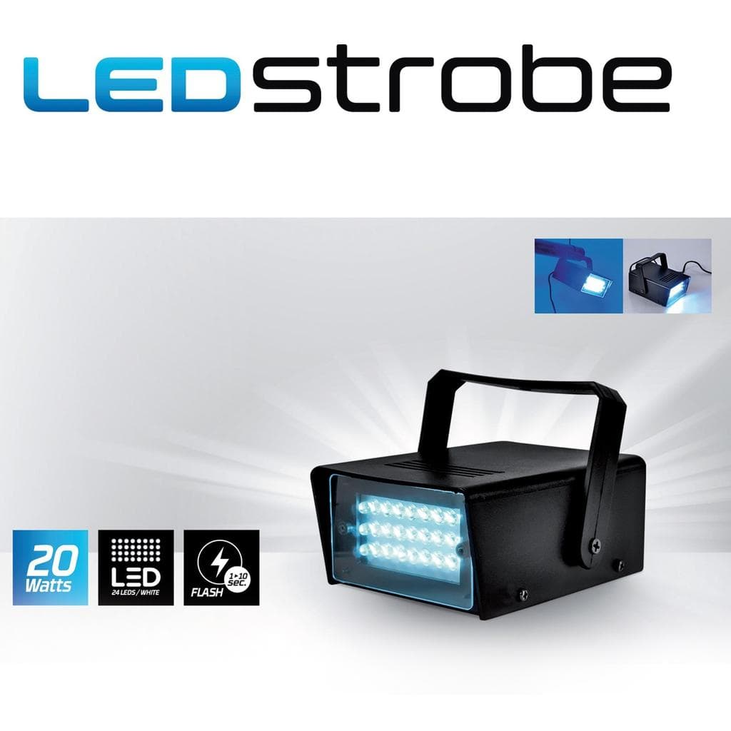 Éclairage Ibiza Light Réglette Barre Néon Lumière noire 9x3WFLUO BLACK LIGHT Halloween + Mini LEDSTROBE LED