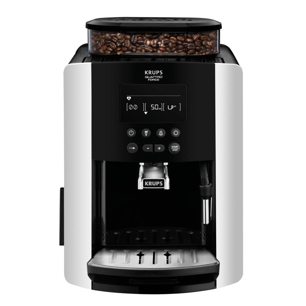 Cafetière avec broyeur Compatible Nespresso KRUPS Arabica Silver EA817810R Machine à café expresso 1,7000L - Noir