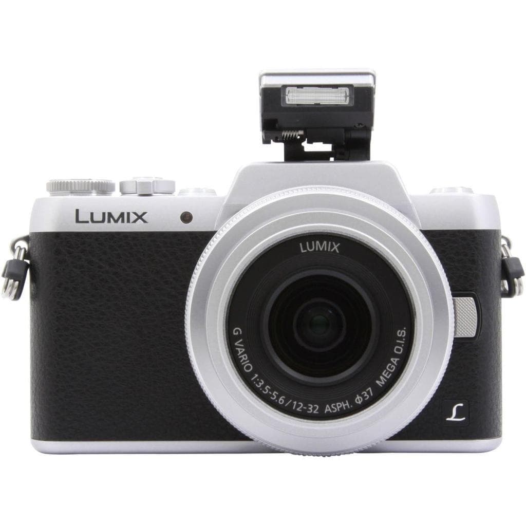 Lumix G DMC-GF7 - Argent/Noir + Panasonic Lumix G.Vario 12-32mm f/3.5-5.6 ASPH MEGA OIS f/3.5-5.6
