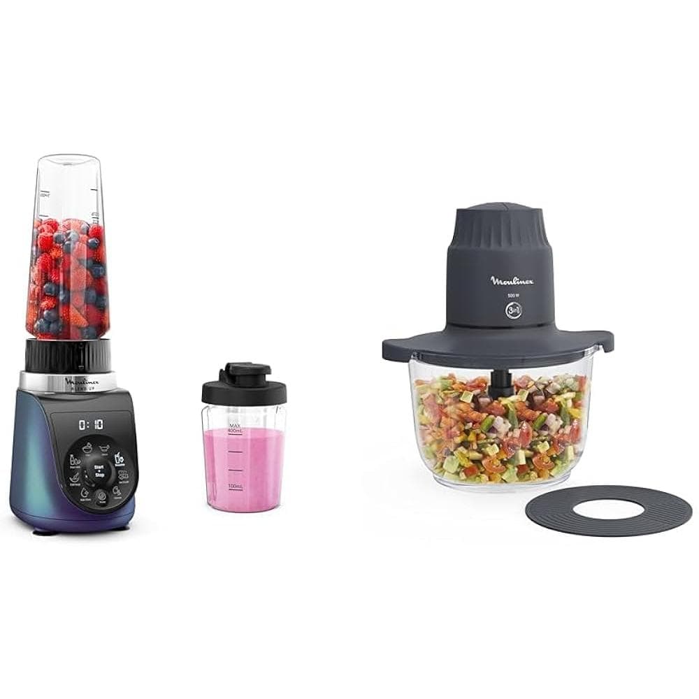 Blender Mixeur Moulinex LM19 0,85L - Bleu