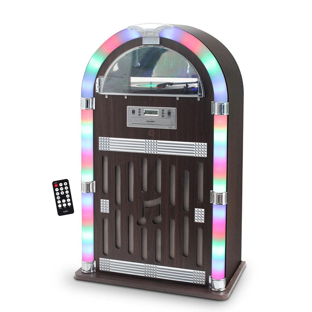 Enceinte Inovalley Jubebox Retro - Marron