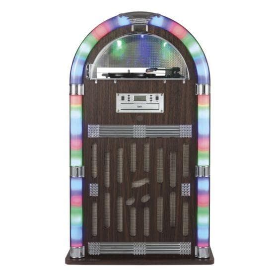 Enceinte Inovalley Jubebox Retro - Marron