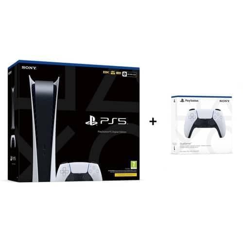 PlayStation 5 Digital 825Go - Blanc