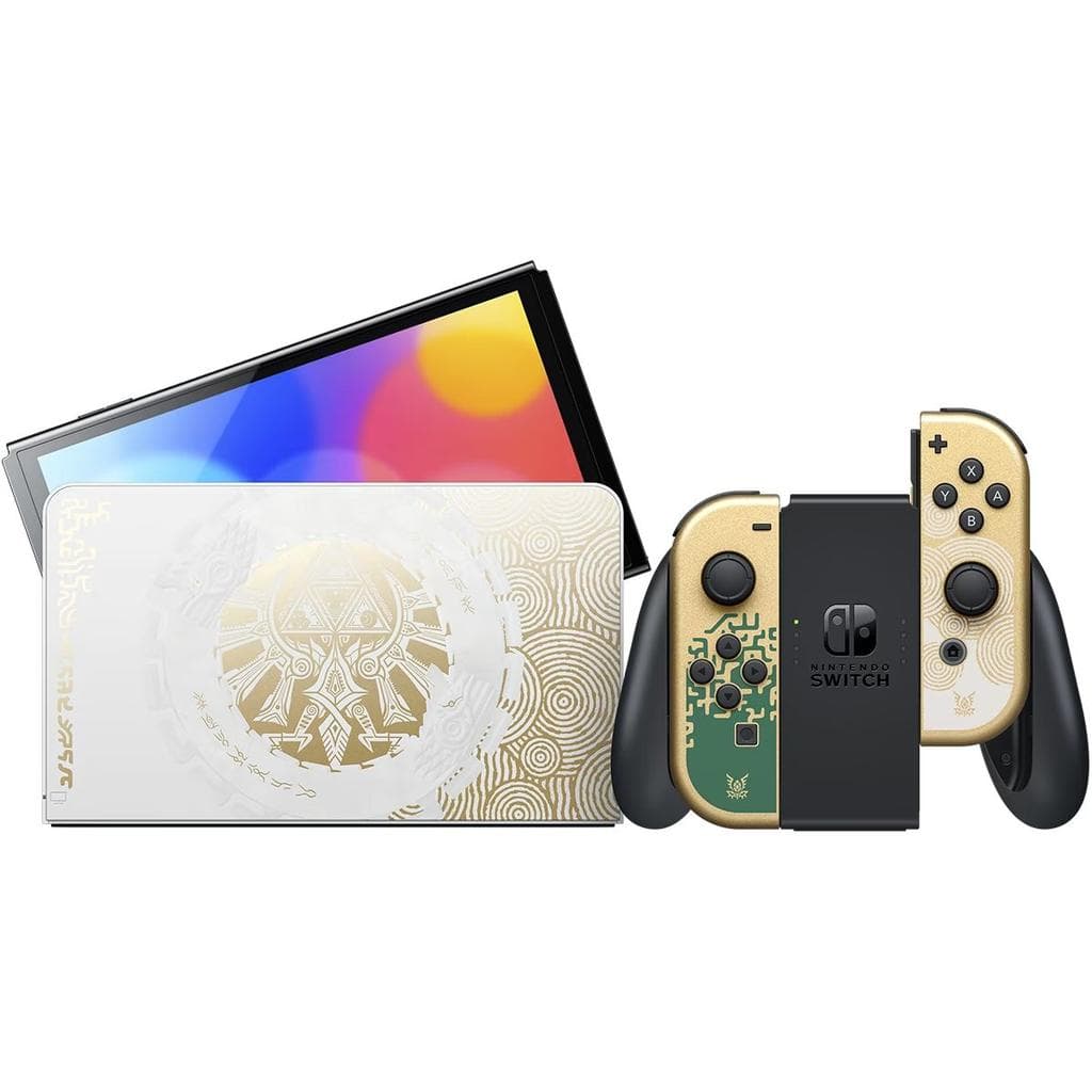 Switch OLED 64GB - Blanc - Edition limitée Zelda Tears Of The Kingdom