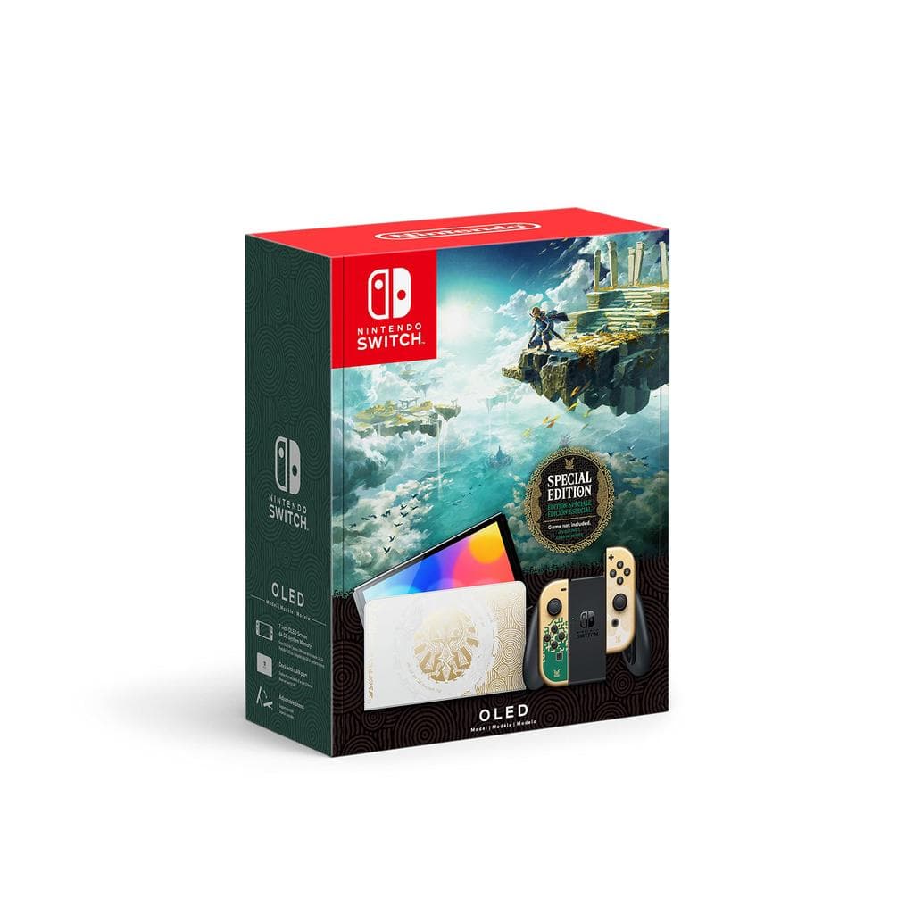 Switch OLED 64GB - Blanc - Edition limitée Zelda Tears Of The Kingdom