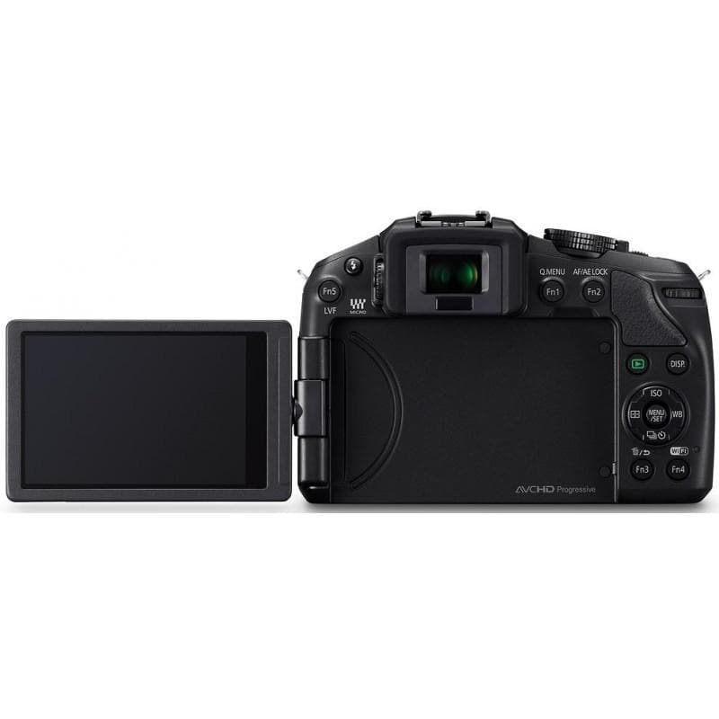 Reflex - Panasonic Lumix DMC-G6 - Noir + Objectif Panasonic Lumix G Vario 4-42mm f/3.5-5.6 lens + Panasonic Lumix G Vario 45-150mm f/4.0-5.6 ASPH.