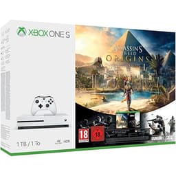 Xbox One S 1000Go - Blanc - Edition limitée Assassin's Creed Origins + Assassin's Creed Origins + Rainbow 6