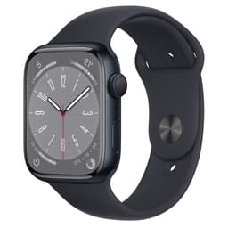 Apple Watch Series 8 (2022) GPS 41 mm - Aluminium Minuit - Bracelet sport Midnight