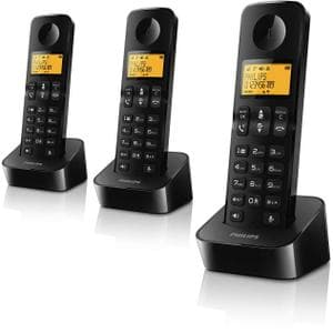 Téléphone fixe Philips D2103B/FR