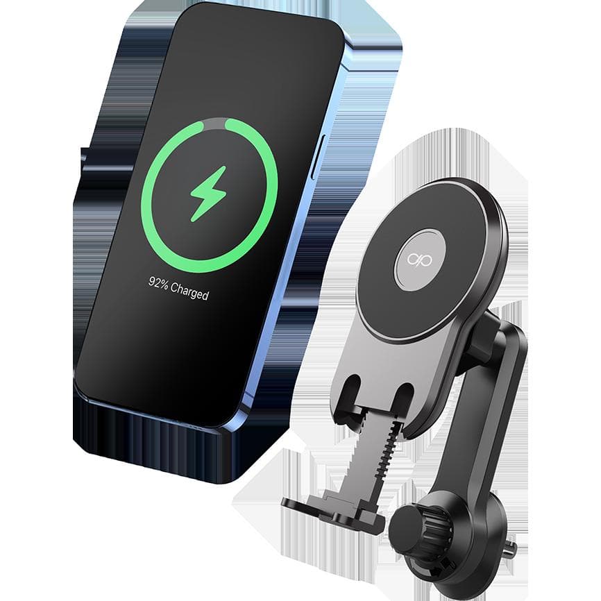 Stabilisateur Support Voiture Ventilation Bras rotatif MagSafe Maintien magnétique Noir + Garantie à vie Force Power Lite