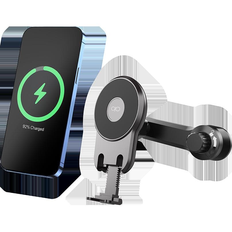 Stabilisateur Support Voiture Ventilation Bras rotatif MagSafe Maintien magnétique Noir + Garantie à vie Force Power Lite