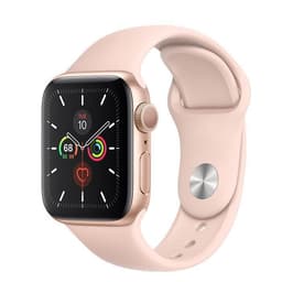 Apple Watch Series 5 (2019) GPS 44 mm - Aluminium Or - Bracelet sport Rose