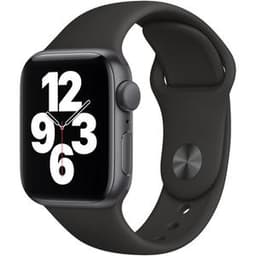 Apple Watch (Series 6) 2020 GPS 40 mm - Aluminium Gris sidéral - Bracelet sport Noir