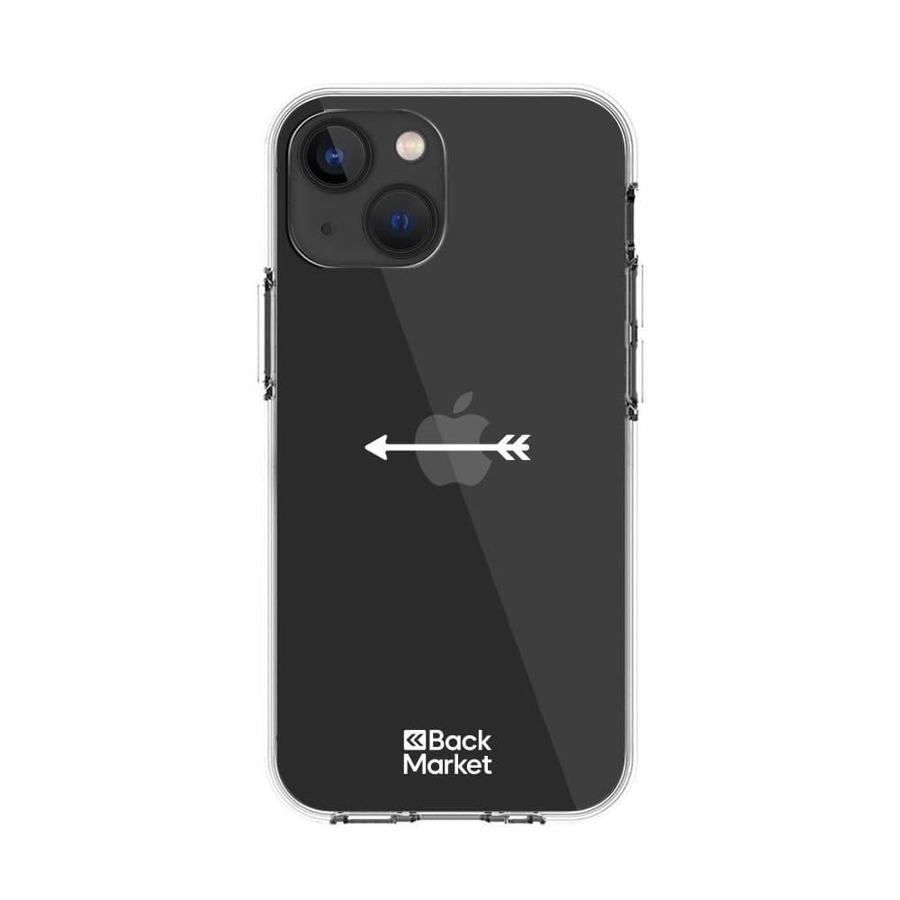 Coque Back Market iPhone 13 mini et écran de protection - Plastique 60% recyclé - Transparent