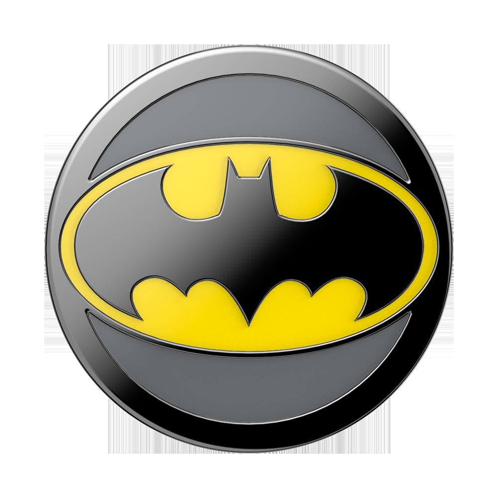 Stabilisateur Support PopGrip Enamel Adhésif Stand et Selfie Batman Noir Popsockets
